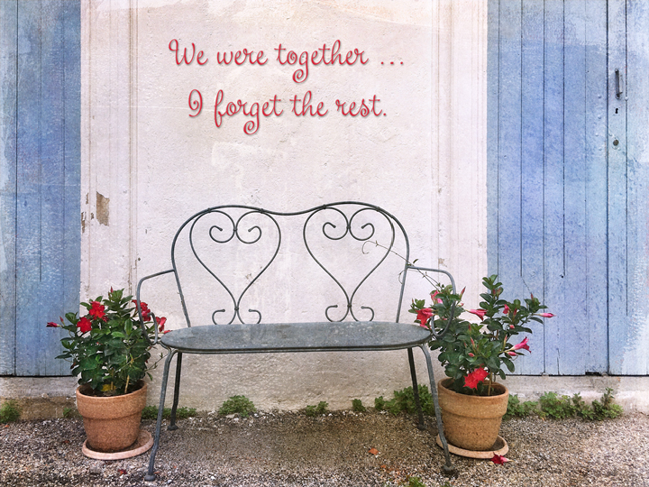 We Were Together Blue